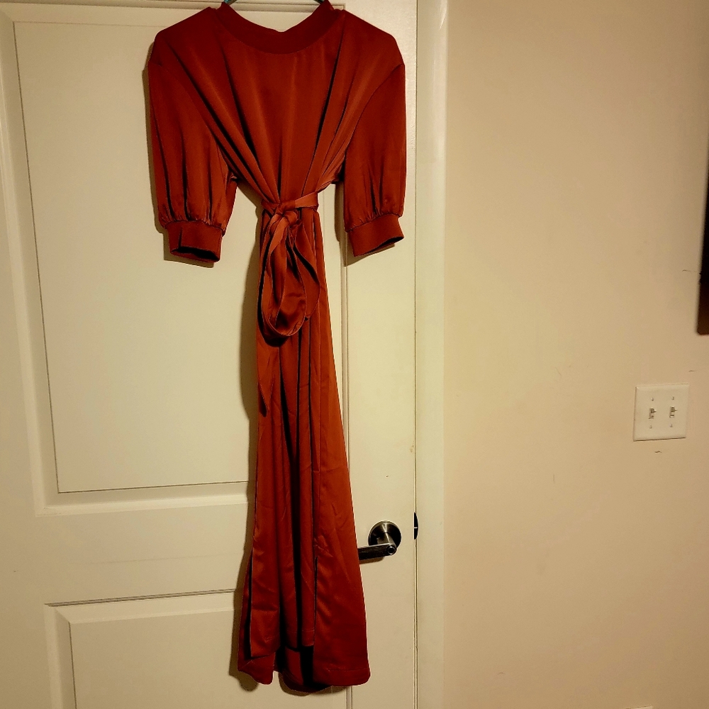 Orange TeeShirt Dress